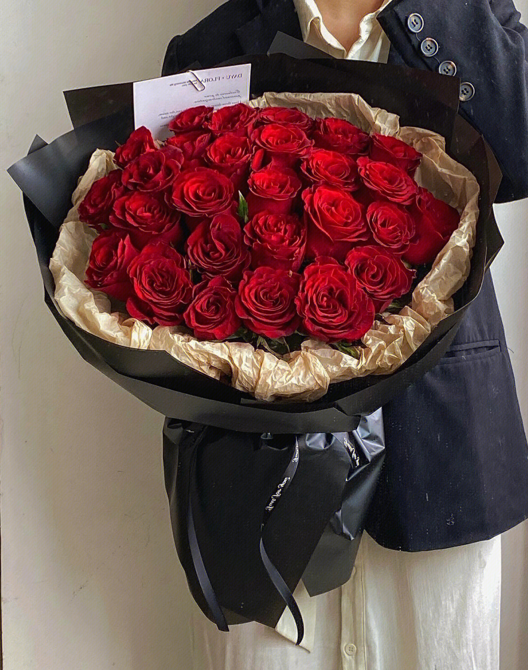 玫瑰花束真实图片韩式图片