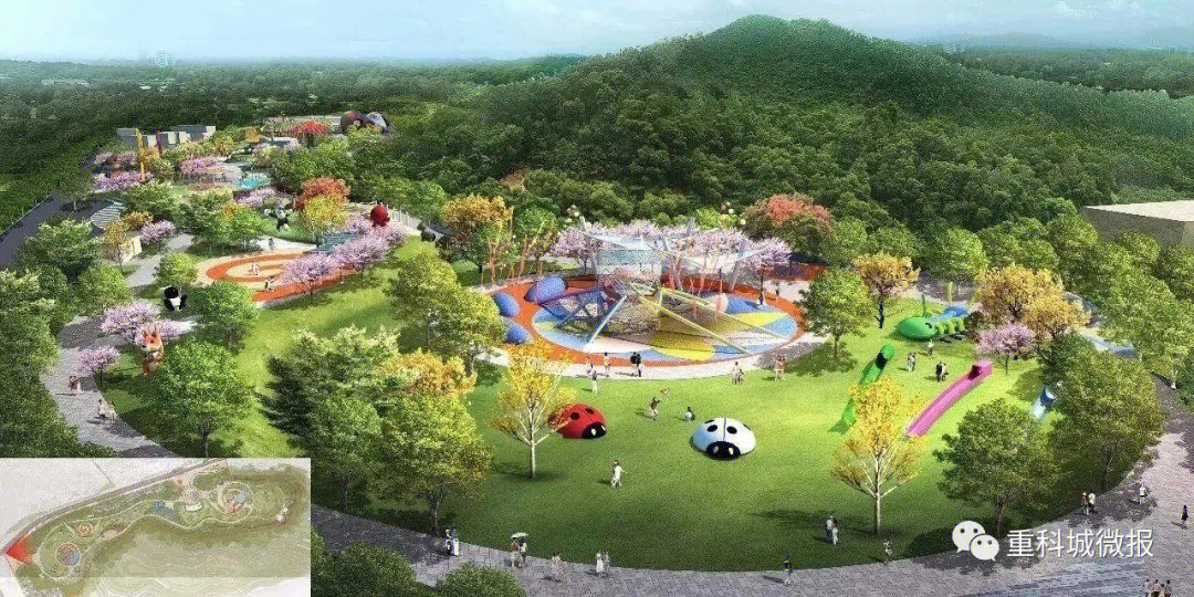 枫香湖儿童公园地图图片