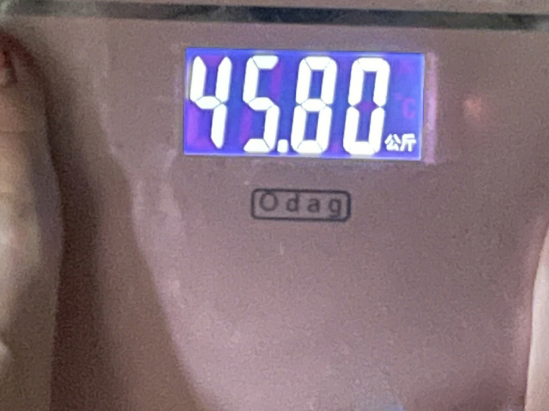 减肥打卡记录day20天目标体重40kg