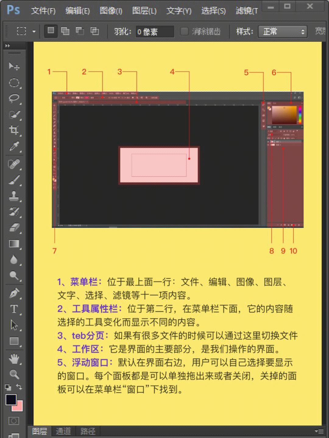 ps零基础自学 工具栏介绍丨认识各种工具