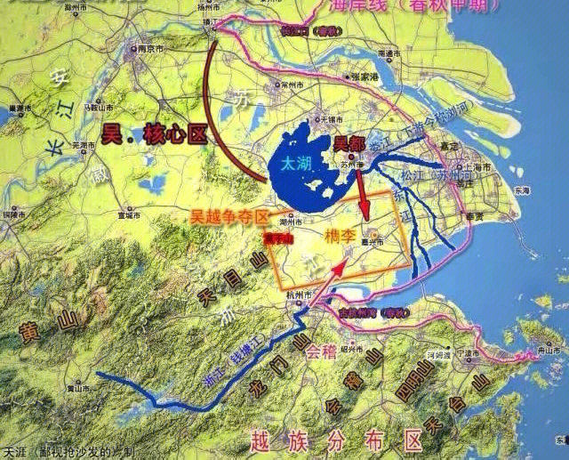 长江中下游的地理局势