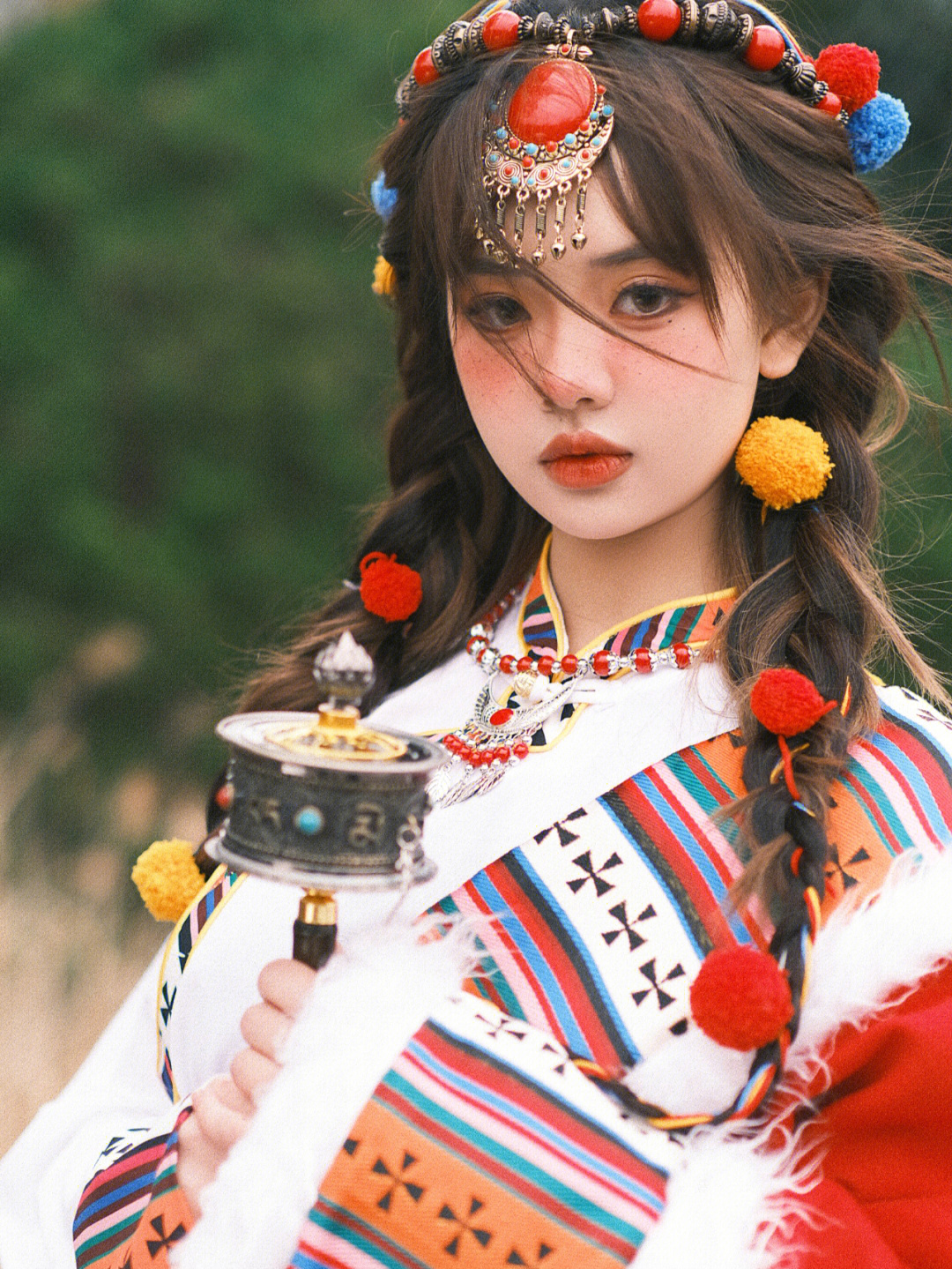 元子妆造藏族姑娘