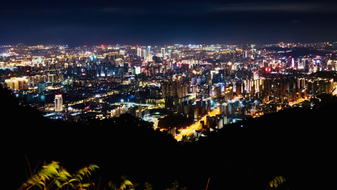 鼓岭夜景图片