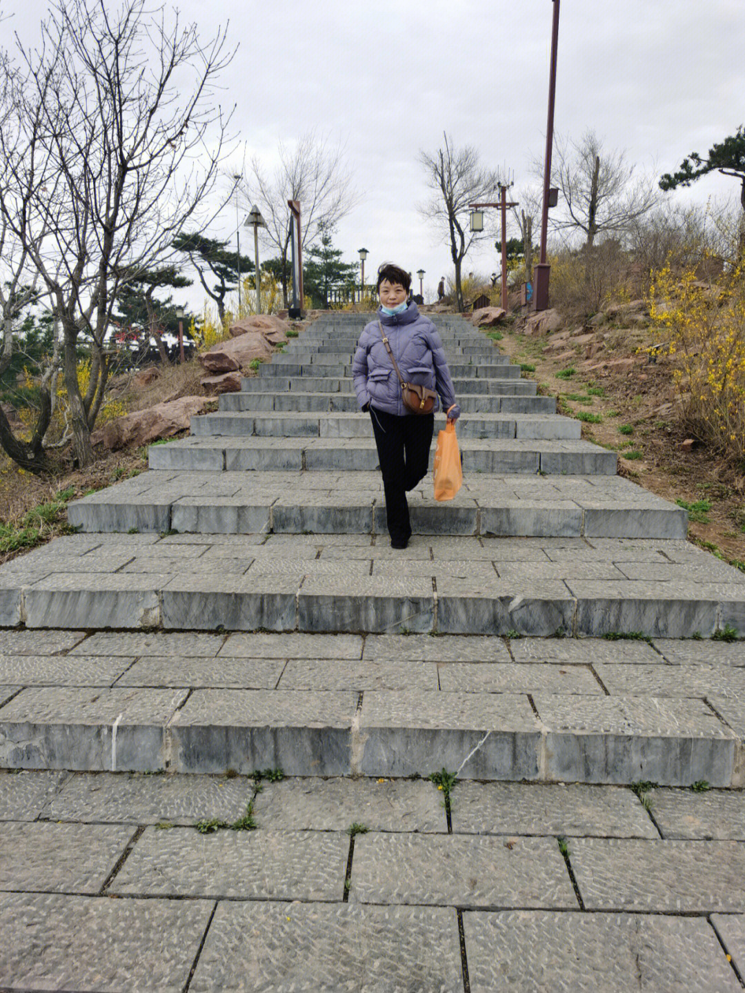 初春的万安山山顶公园