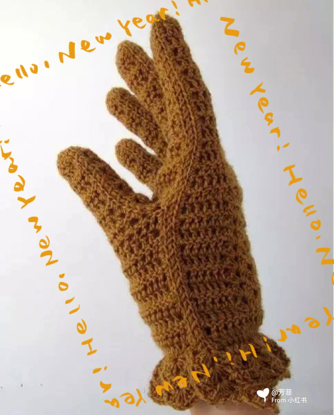 如何织手套的步骤图解图片