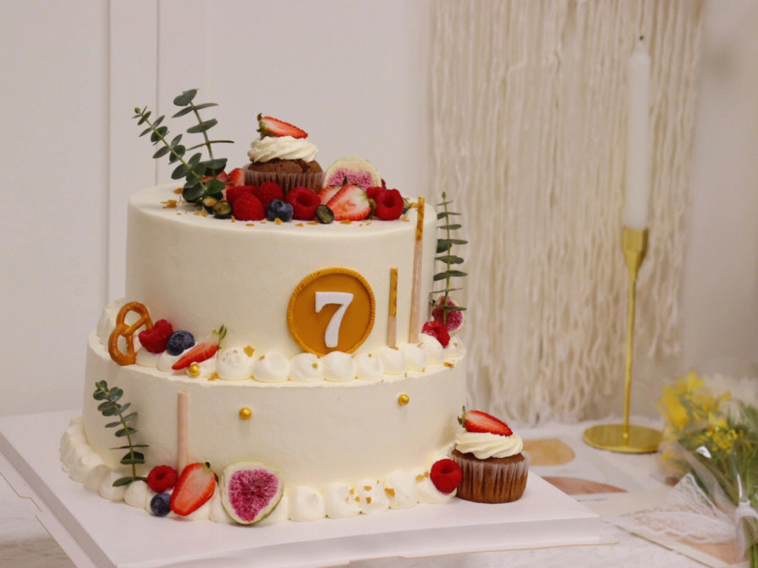 结婚7周年蛋糕图片