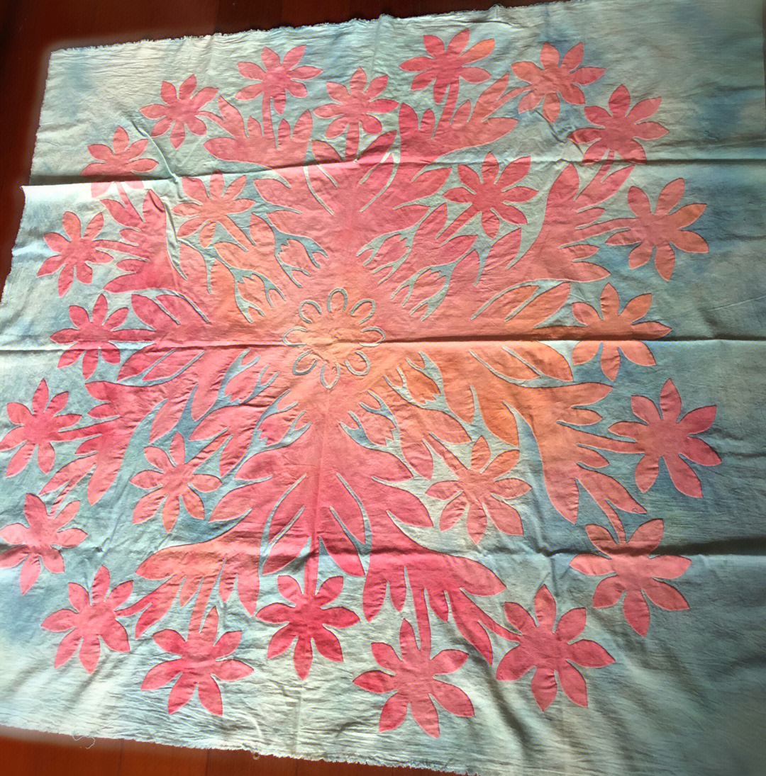 夏威夷拼布贴布缝法图片