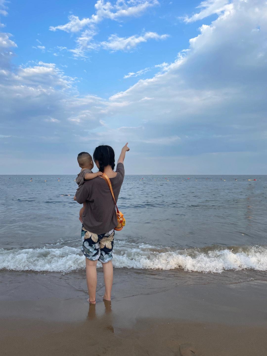 王喜乐第一次省外旅游之南戴河黄金海岸