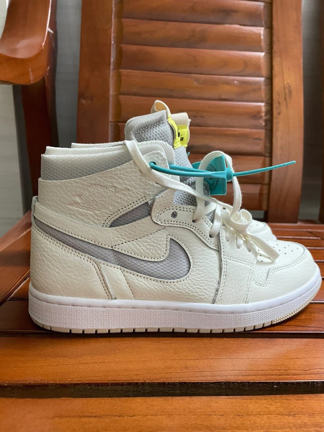 全新airjordan1zoomaircmft白帆色女款