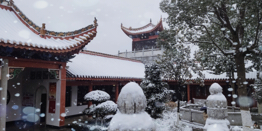 邵阳最美雪景74玉清宫