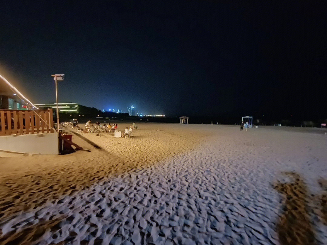 夜里的沙滩