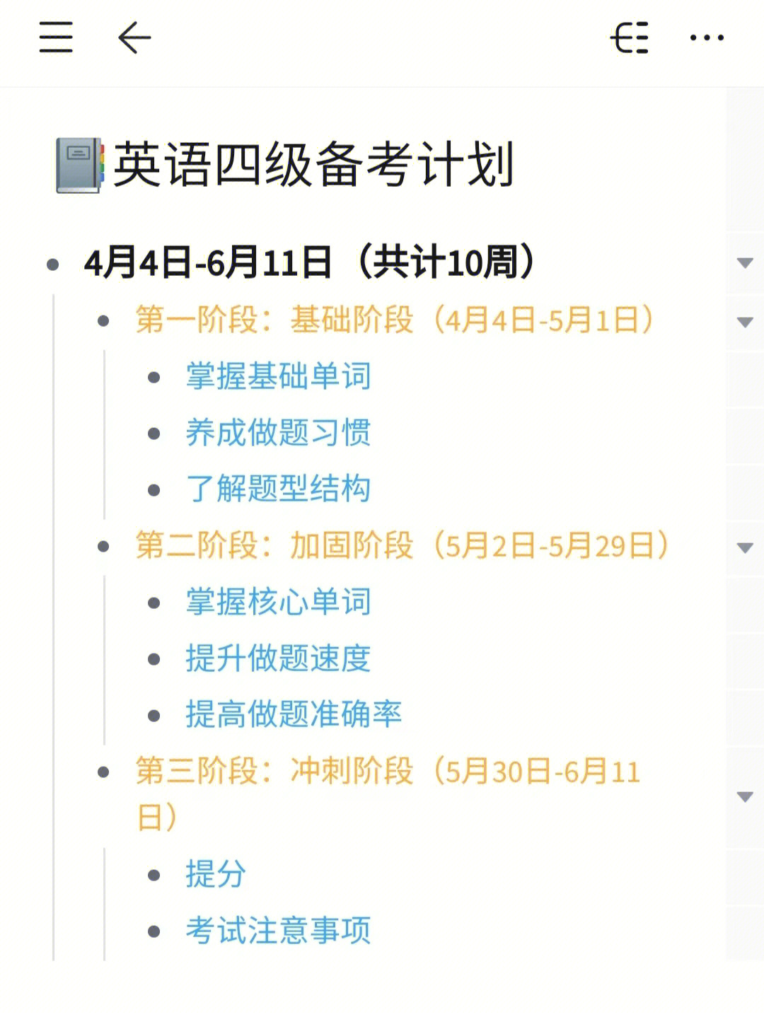 距离今年的英语四级考试时间还有26615个多月的时间了别人都在按