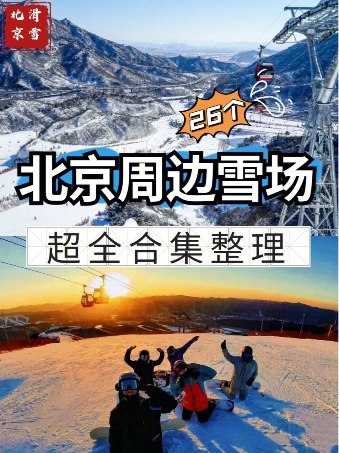 吐血整理北京周边26个滑雪场合集
