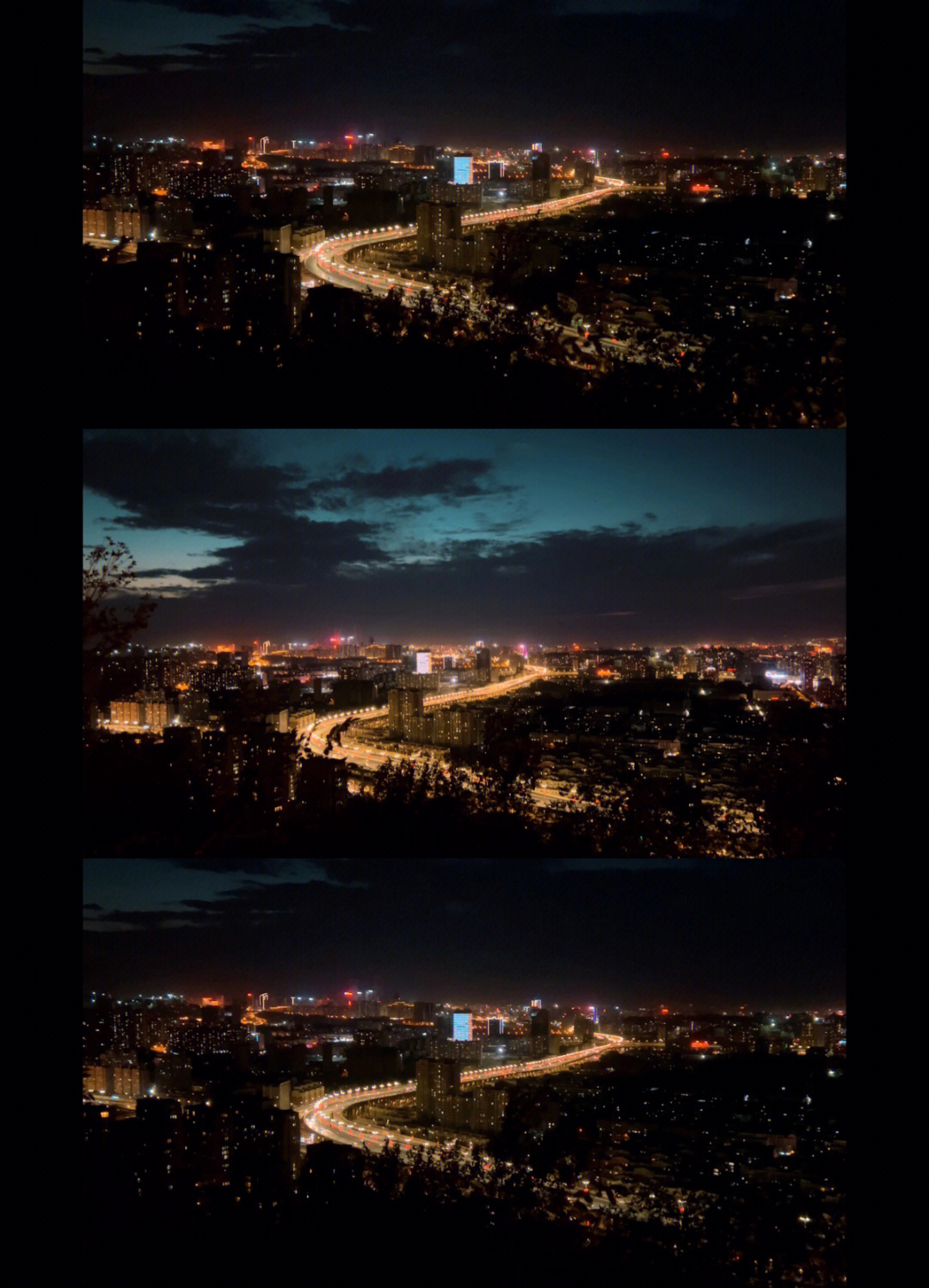 乌鲁木齐妖魔山夜景图片