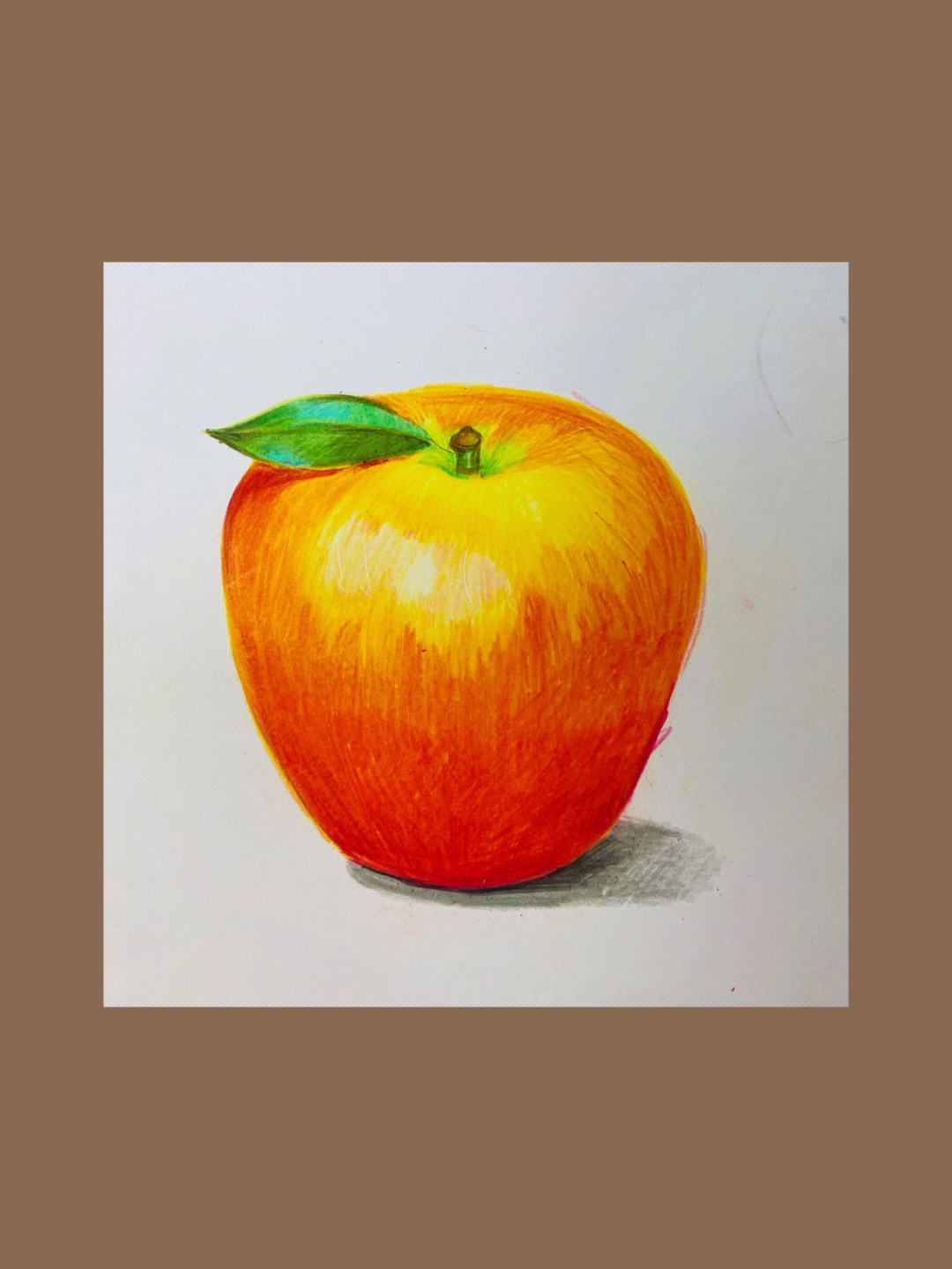 苹果绘画简单图片