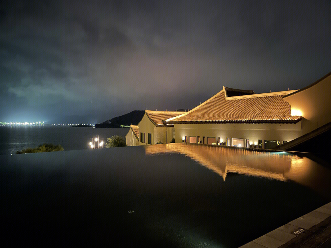 东钱湖的夜景很值得