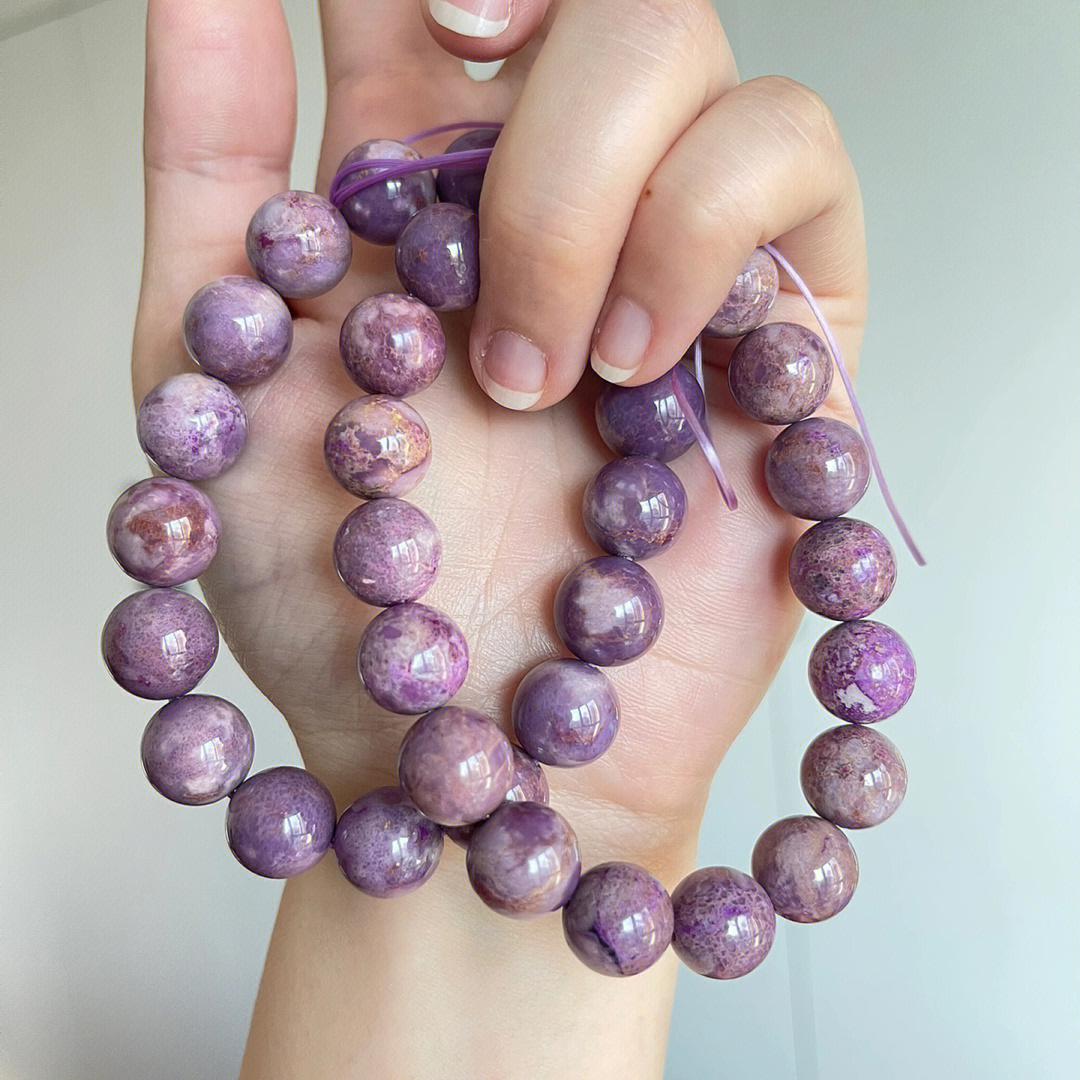 紫云母石真假图片