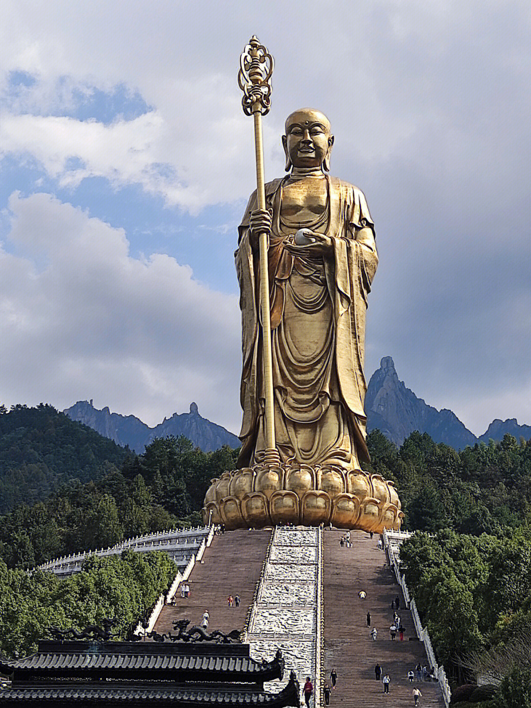 九华山真实照片图片