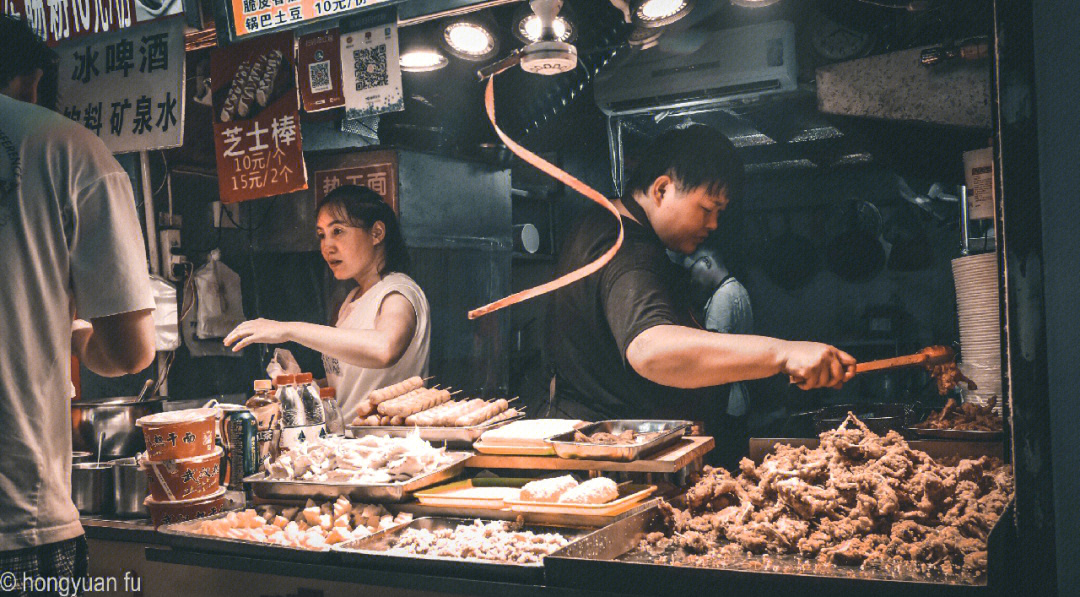 杭州地下美食街图片