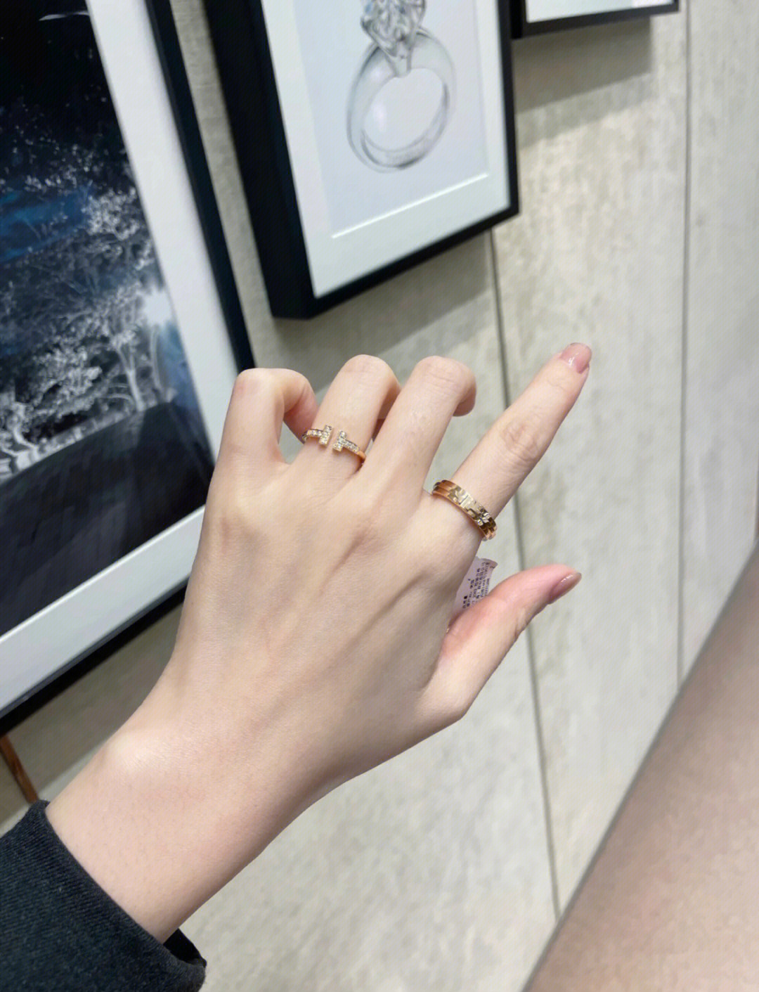 李佳琦同款Tiffany戒指图片