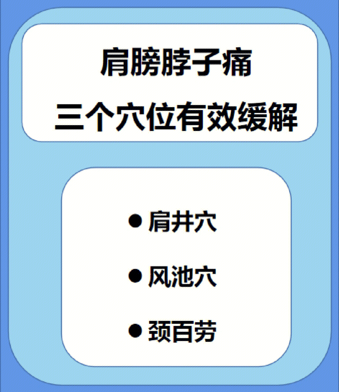 肩颈上三个经络肩膀图片