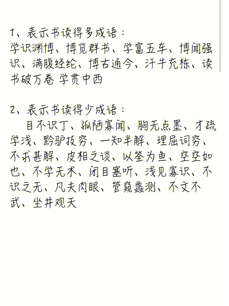 关于读书的成语名言图片