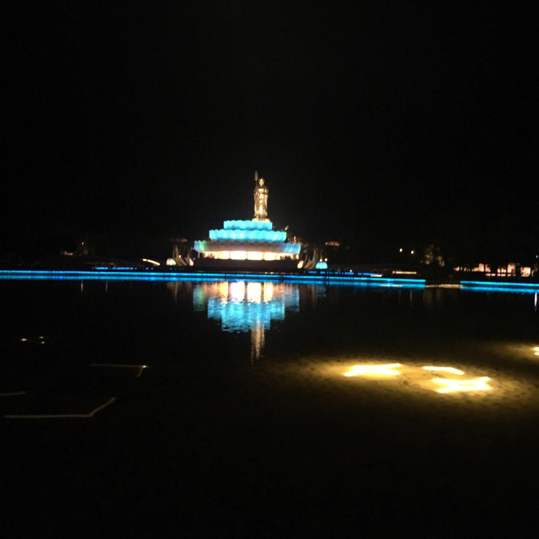 九华山夜景图片图片