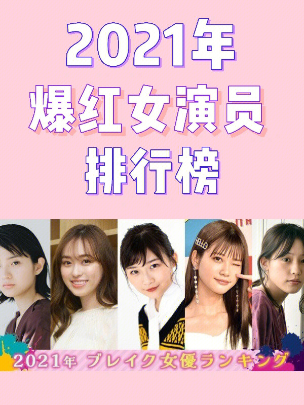 2021年爆红女演员排行榜发表