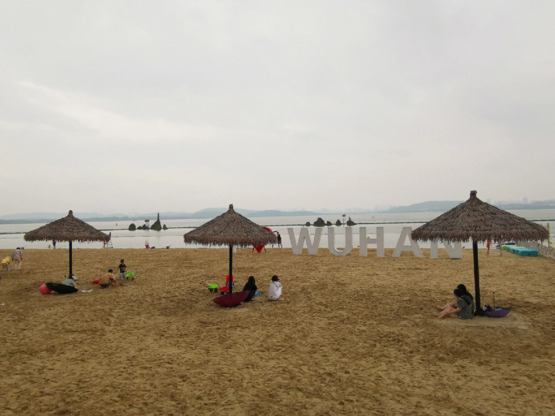 阜阳岳家湖公园沙滩图片
