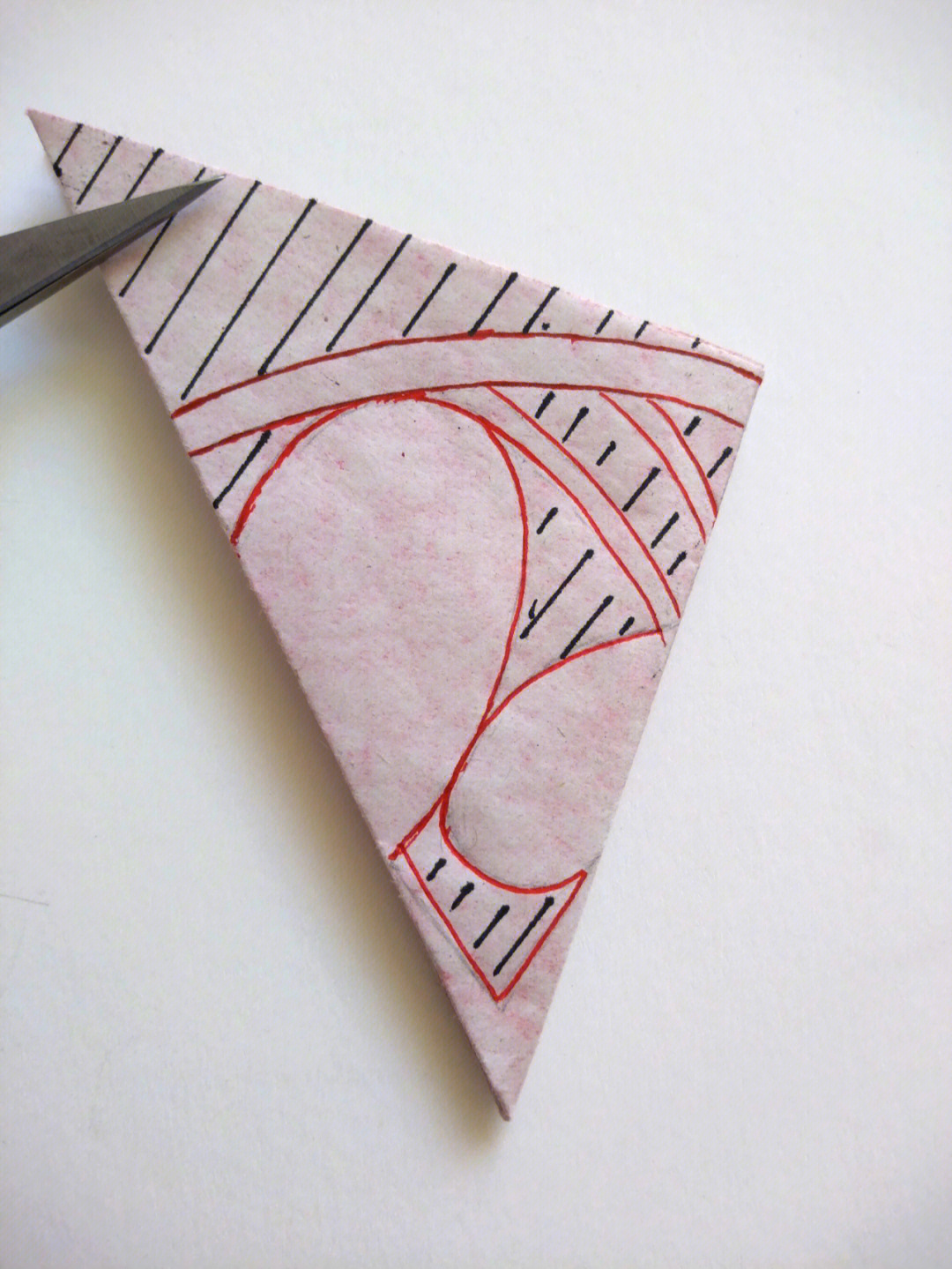 四角折剪纸儿童手工剪纸附教程