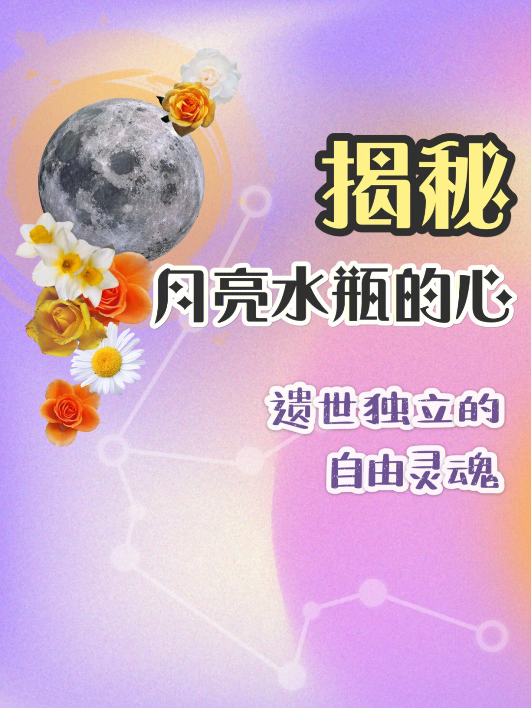 谈星课堂揭秘月亮水瓶遗世独立的自由灵魂