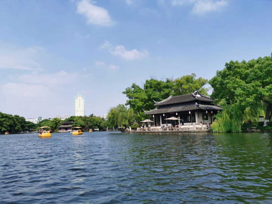 台州湾月湖公园图片