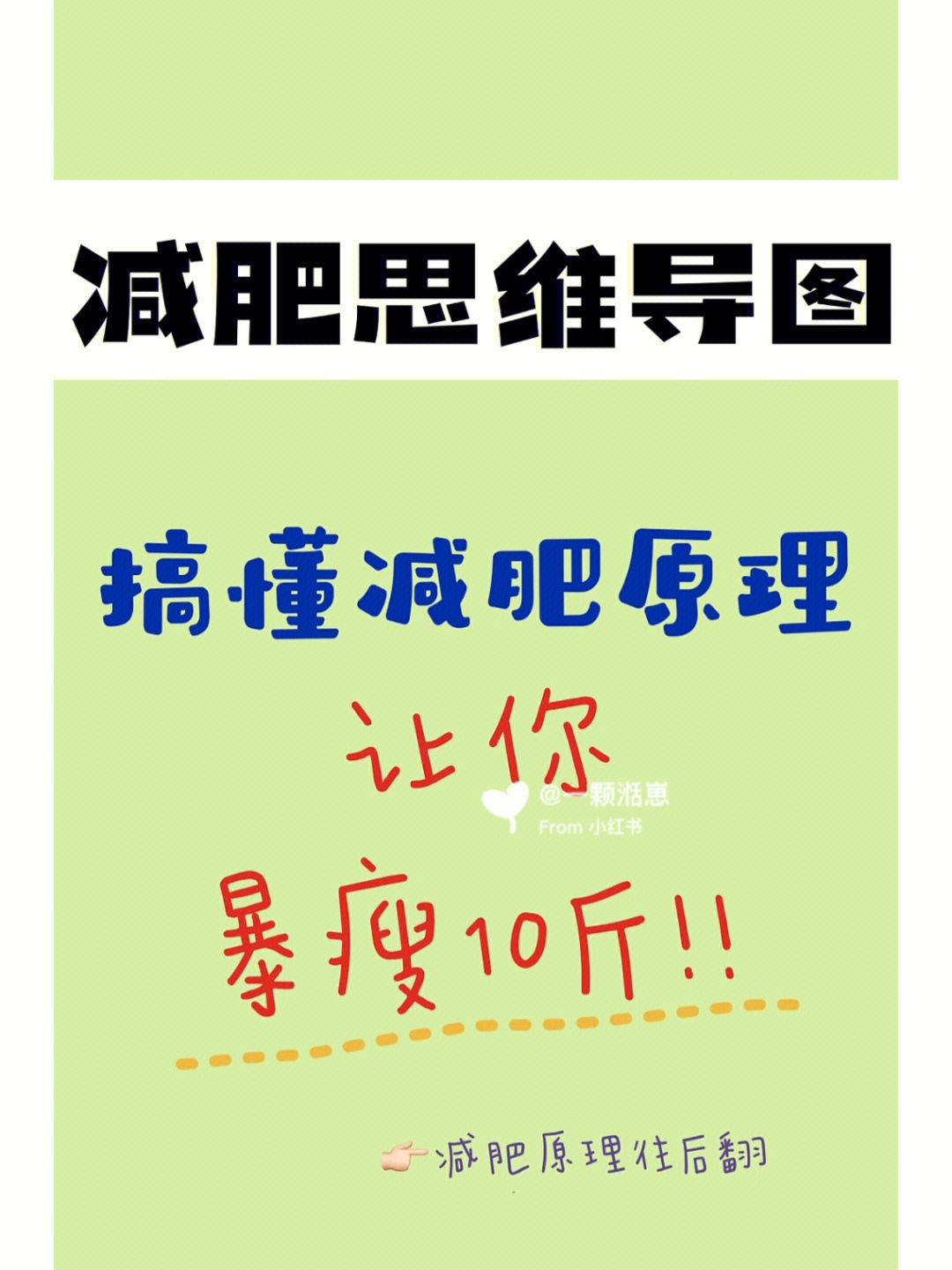 搞懂这8张减肥原理思维导图想胖都难