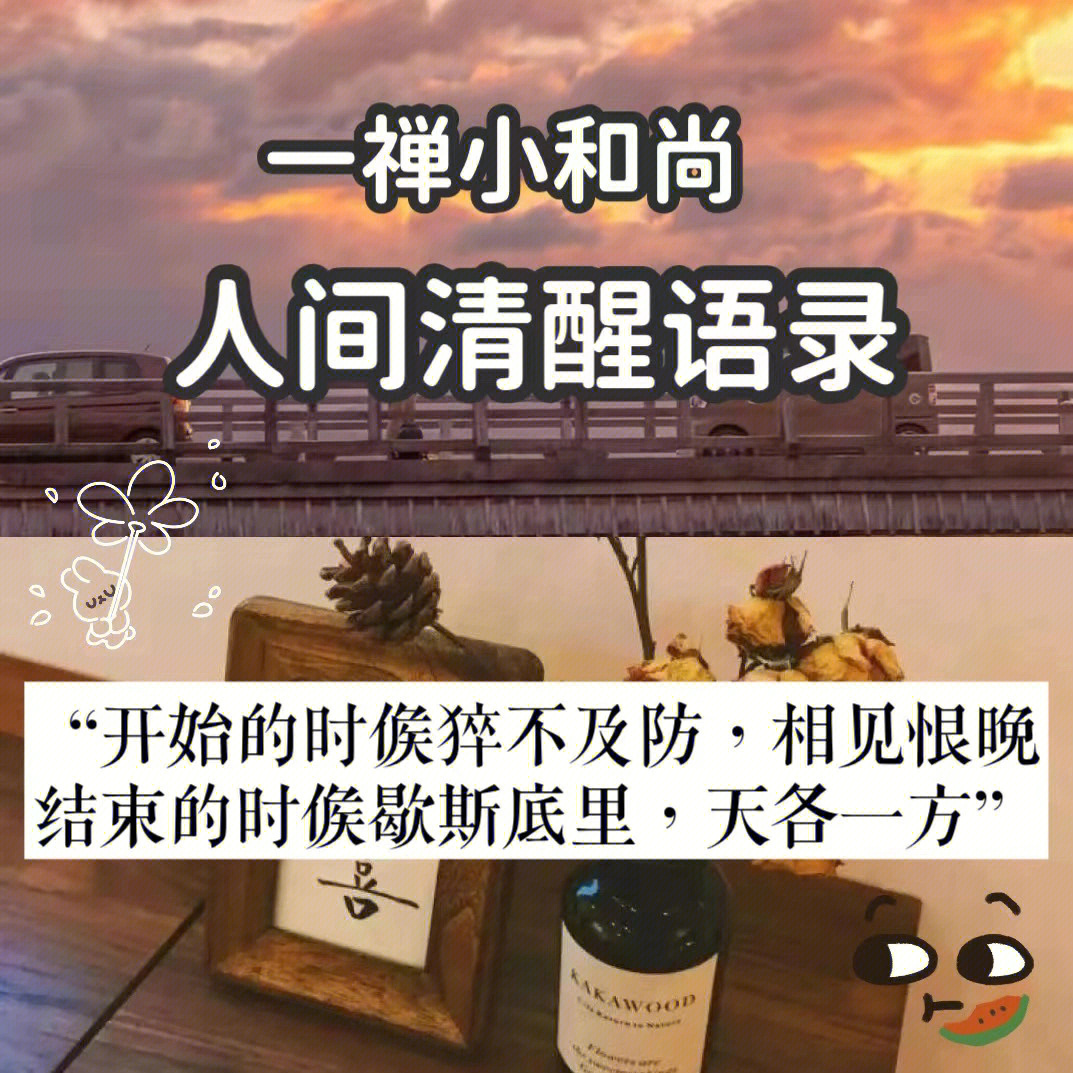 一禅小和尚人间清醒语录