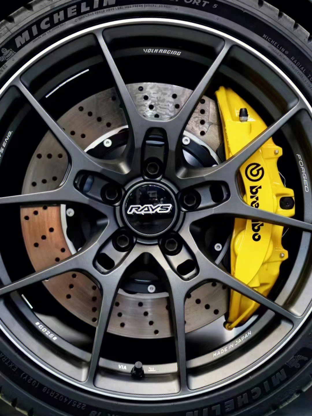 mini改装刹车前六活塞卡钳brembov6