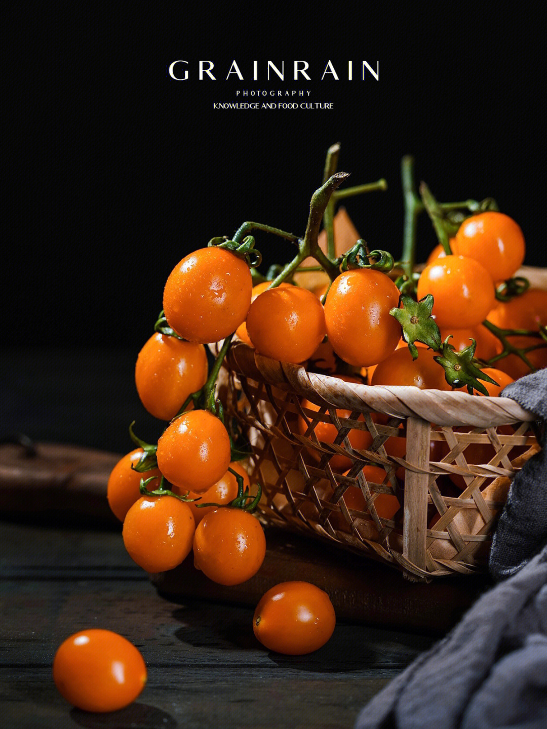 橘子样子的西红柿图片