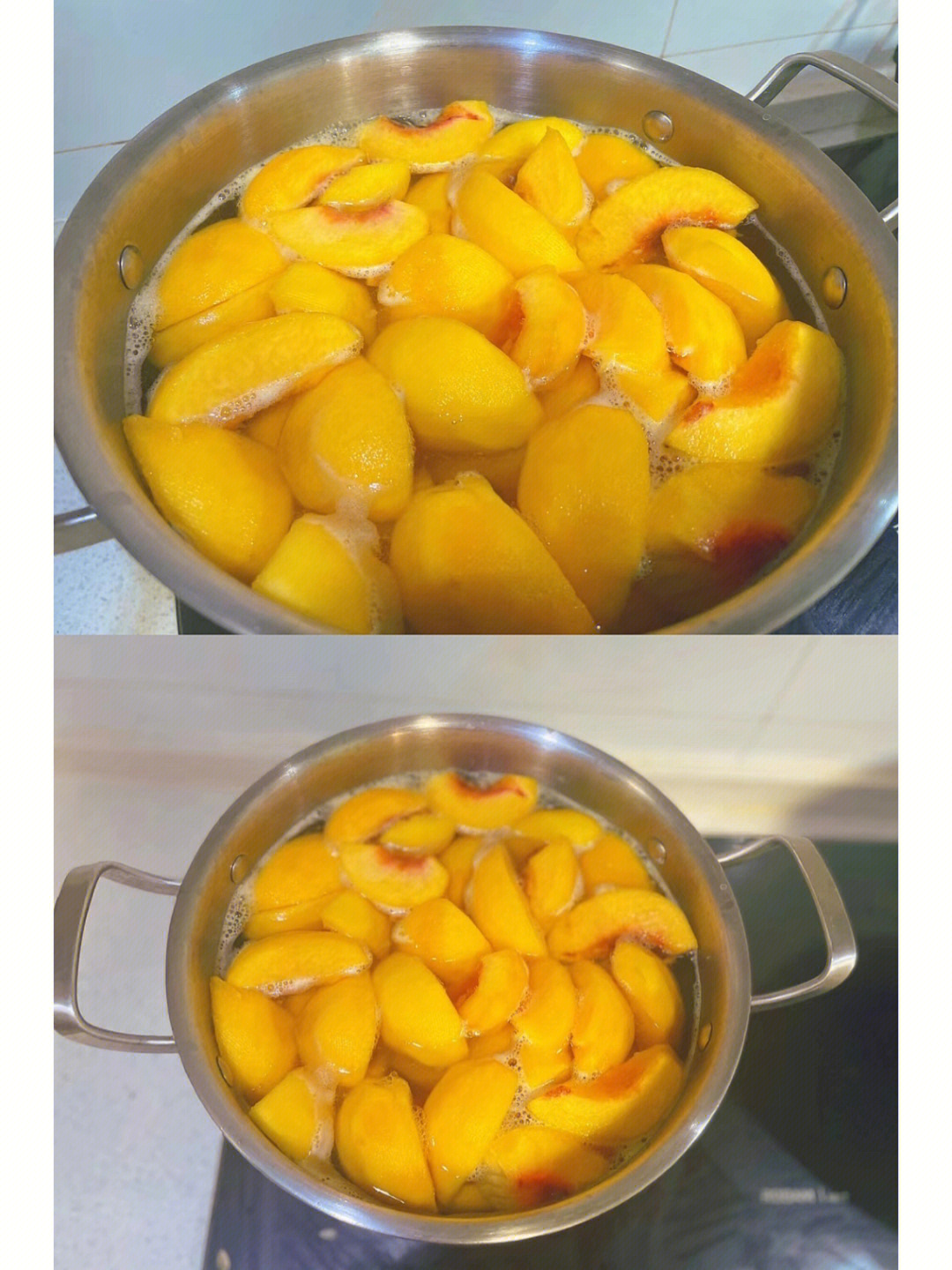 黄桃罐头家庭自制法图片