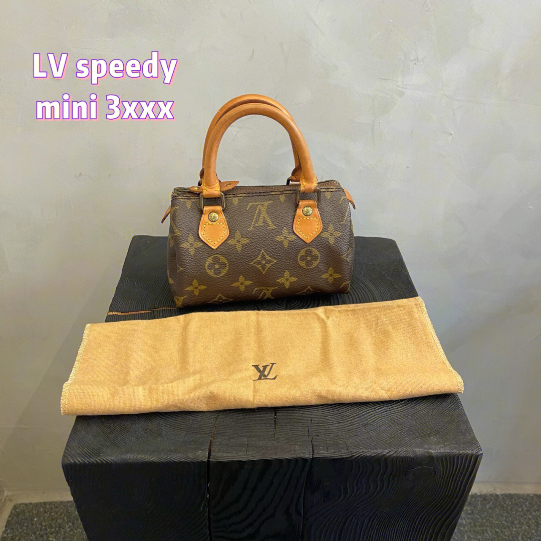 lvspeedymini中古枕头包nano手提斜挎