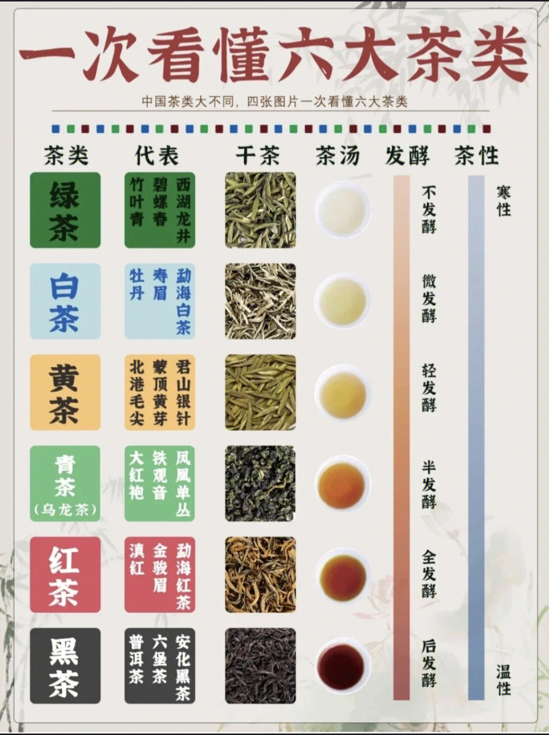 十大名茶功效图片