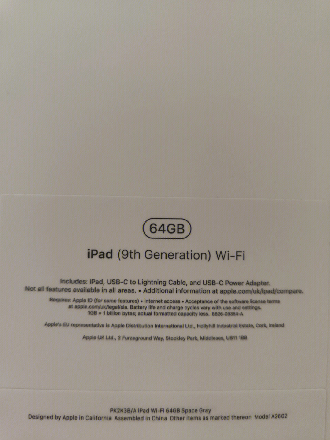 ipad2021包装盒图片