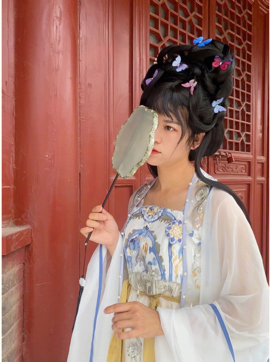 模特:婉清67衣服:涂七七67妆造【暮春#小红书助手#蝴蝶仙子