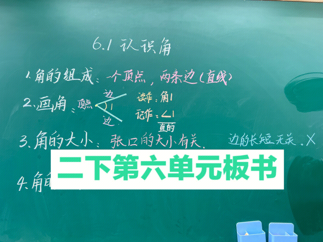 小学数学二年级下册教学板书板书设计