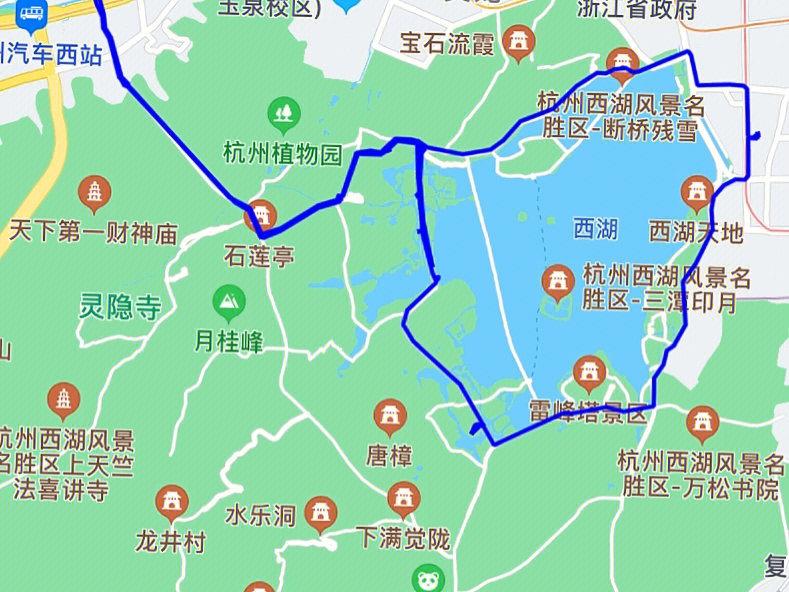 泉州西湖公园地图图片