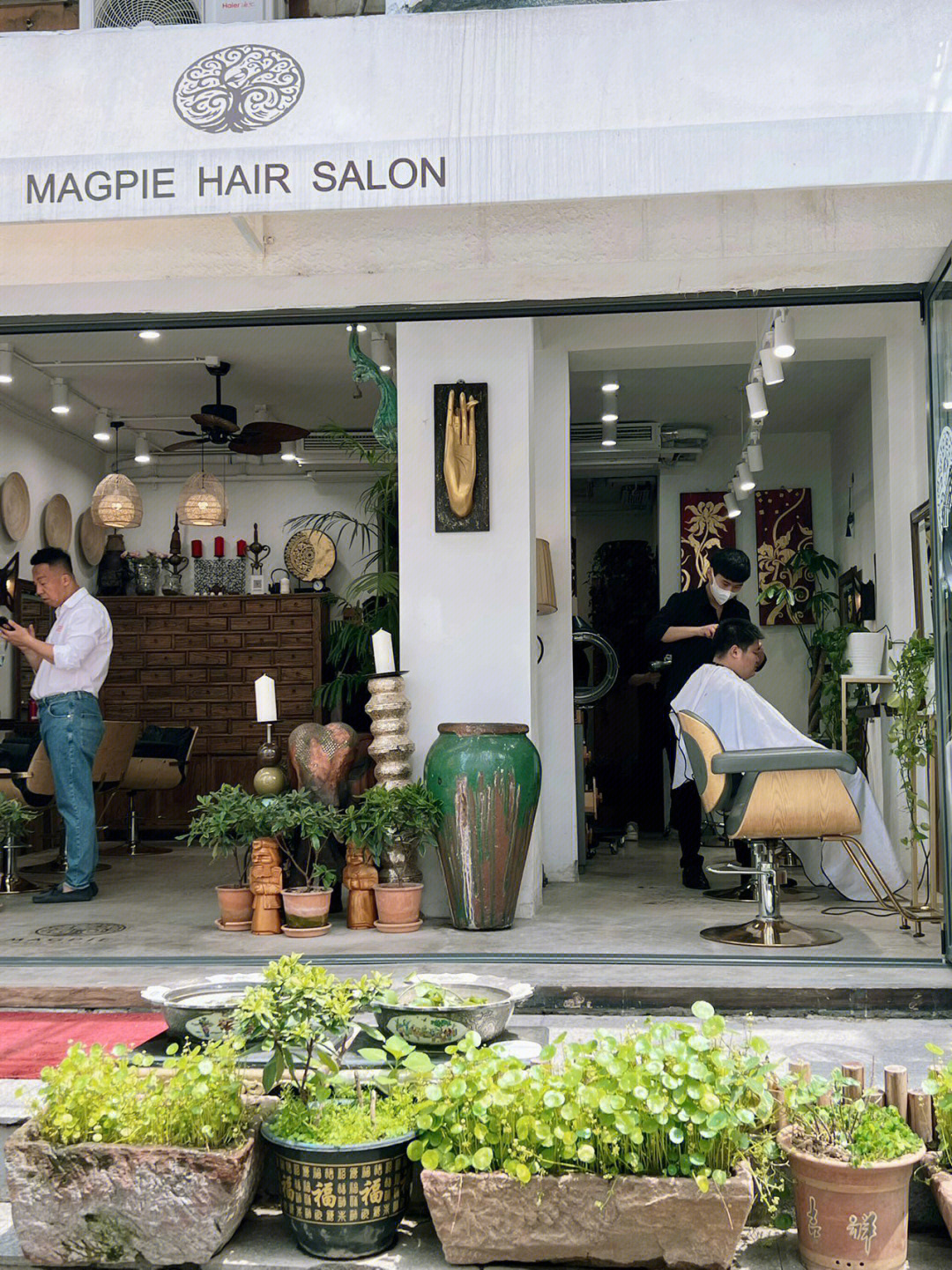 泰式风情满满的理发店喜鹊magple发型设计