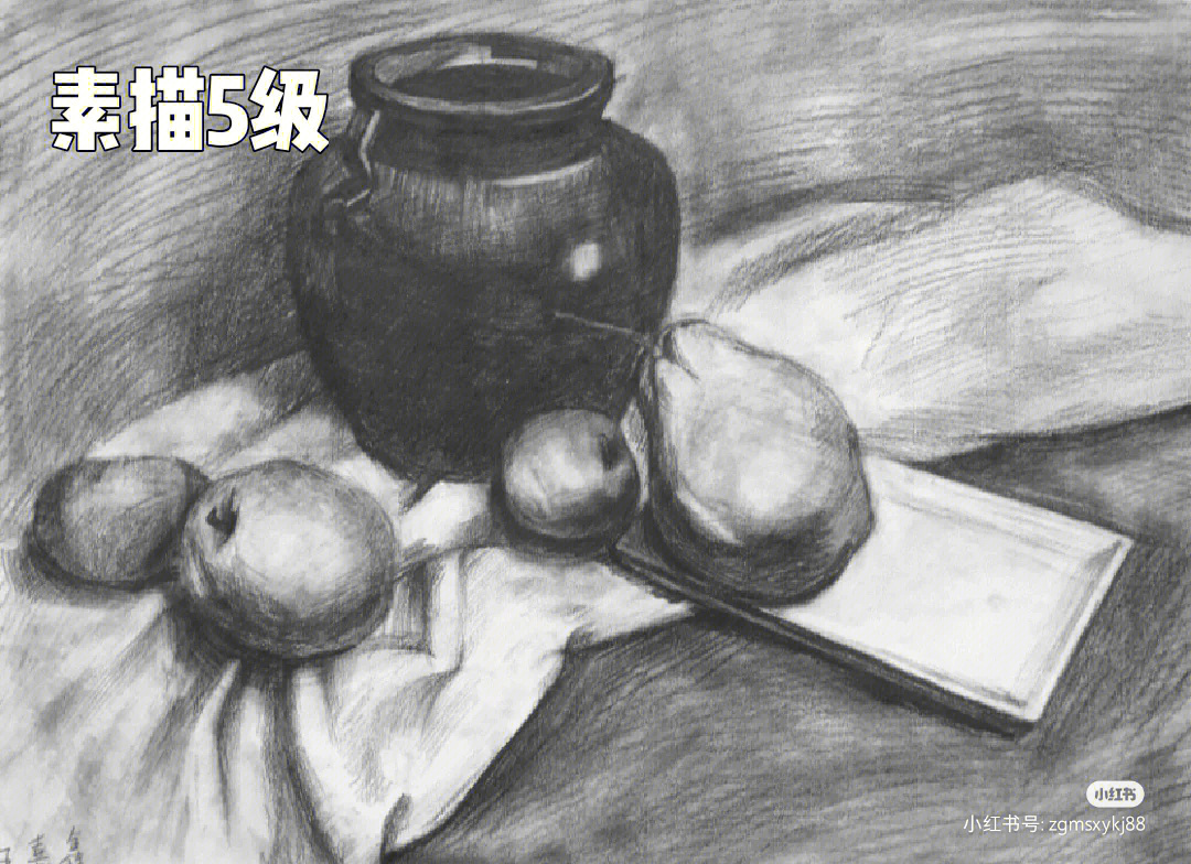 素描五级考级范画