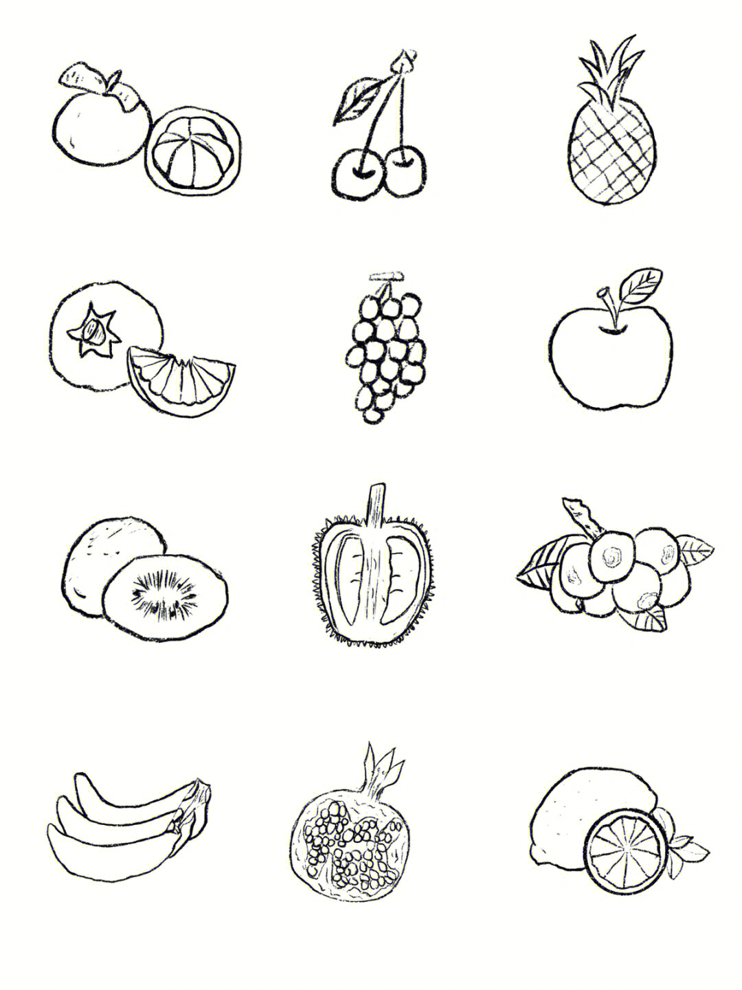 水果的画法简单图片