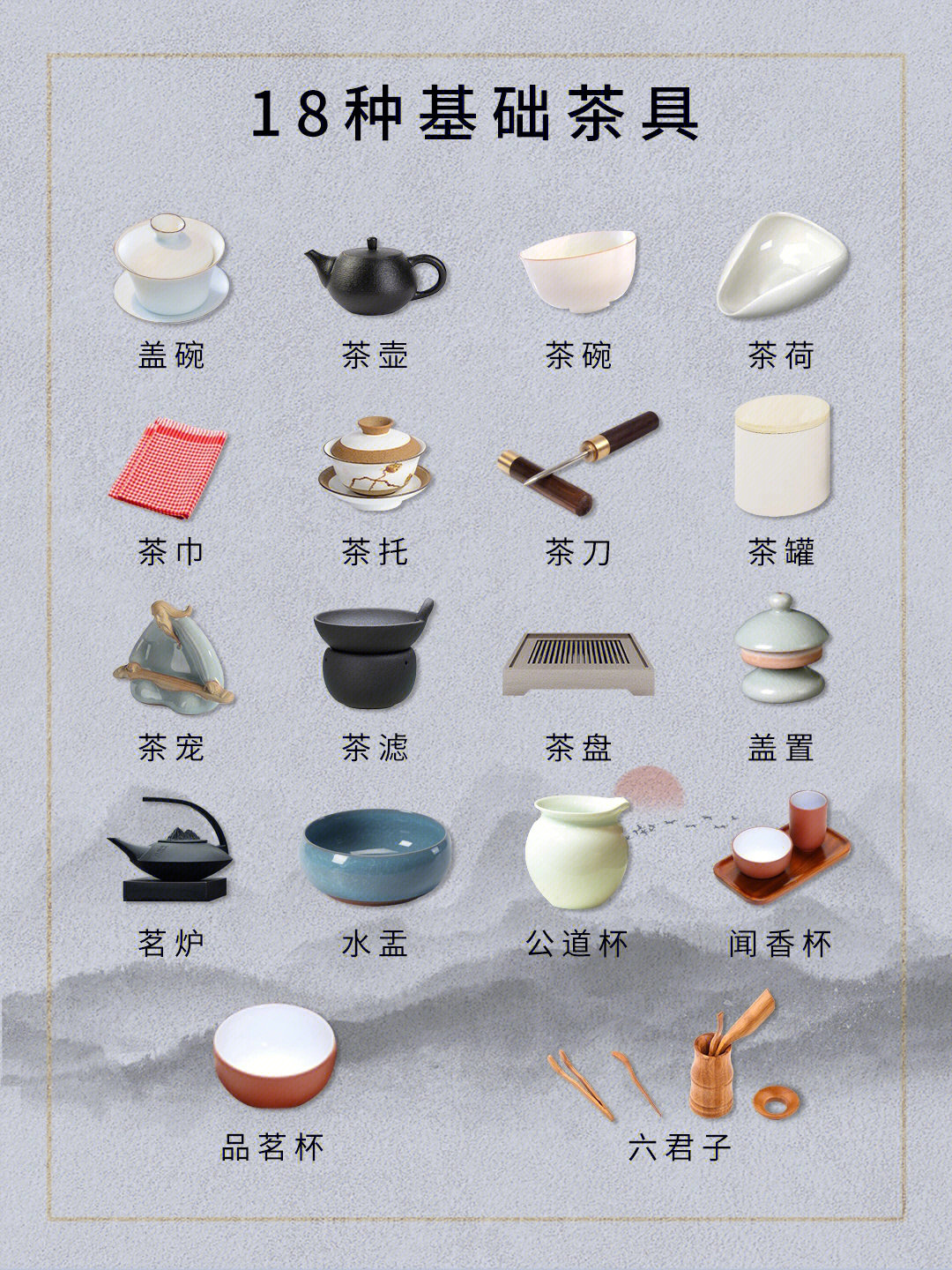 茶具有哪些分别叫什么图片
