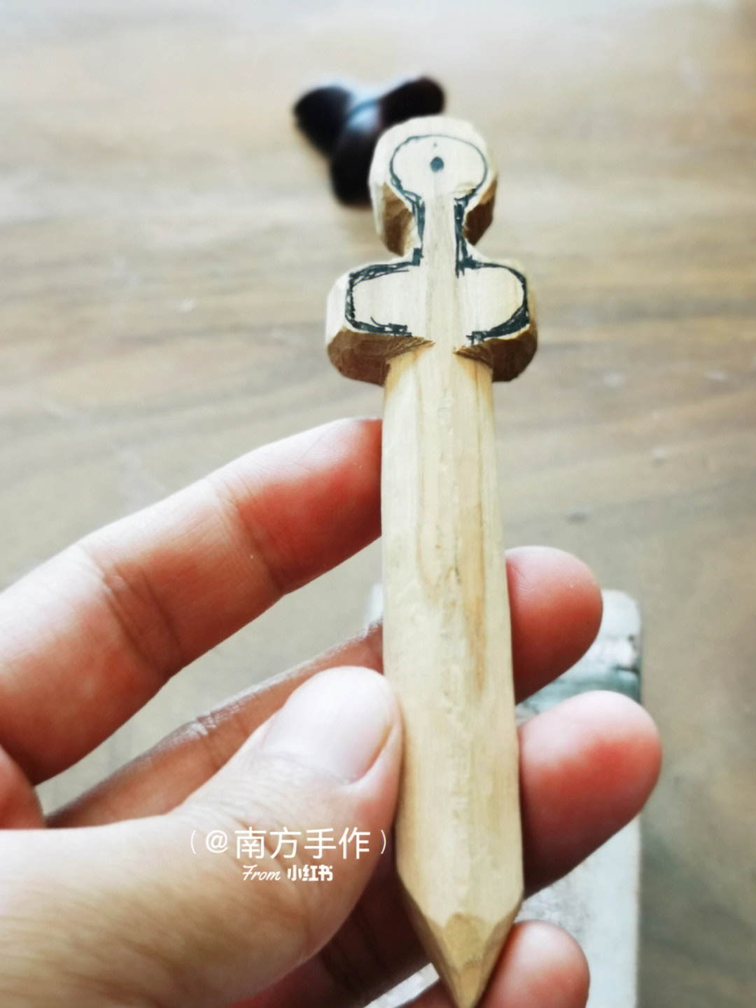 桃木剑怎么做简单图片