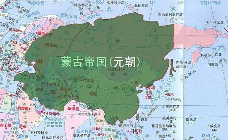 中国历代国土版图图片