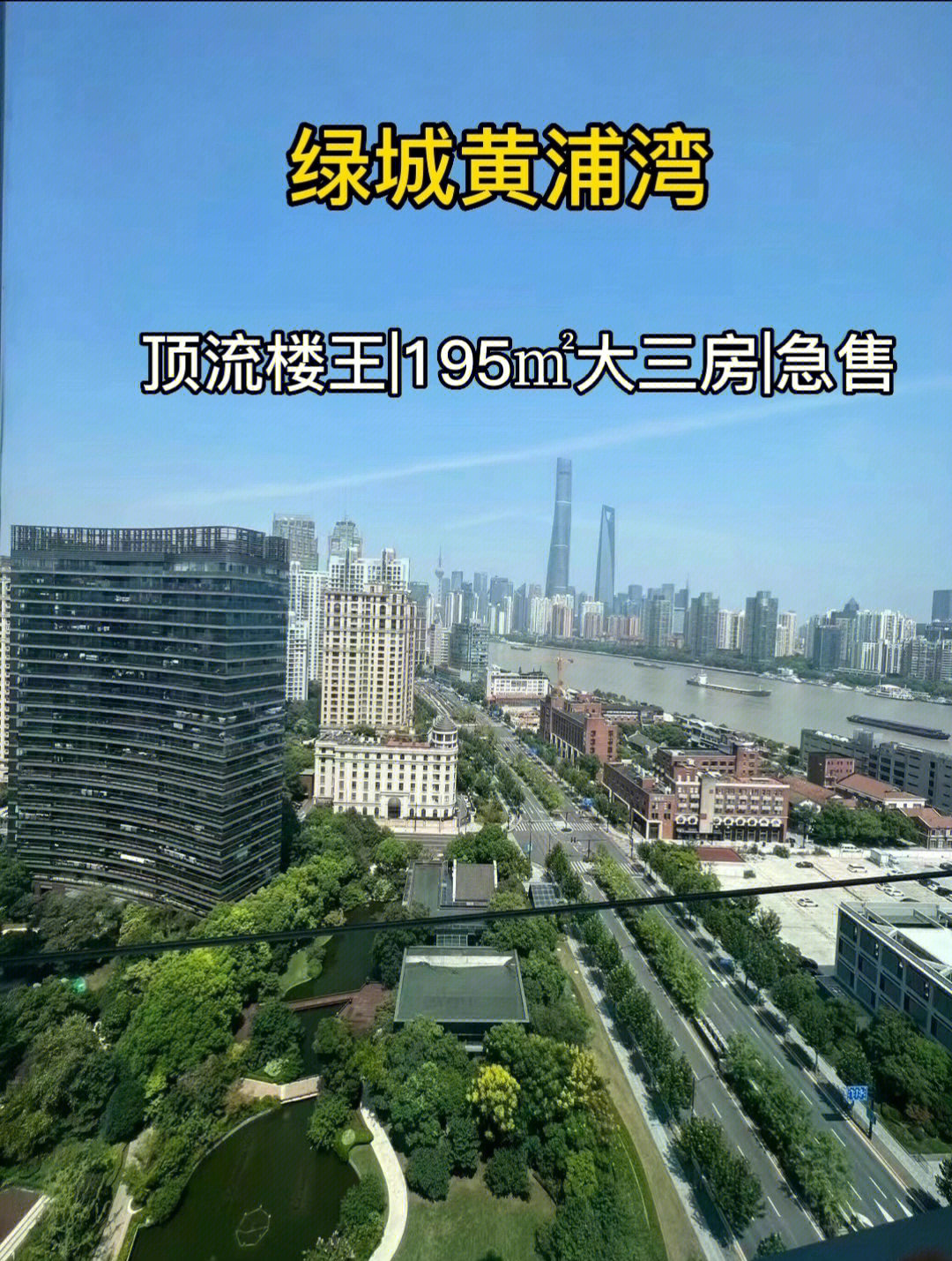 绿城黄浦湾楼王诚售可看